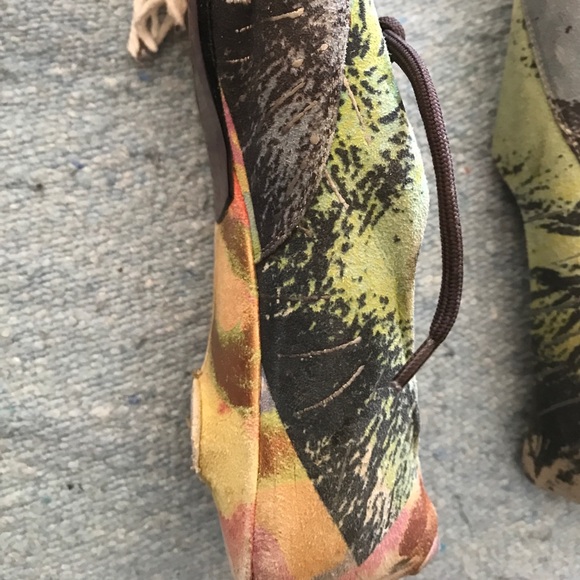 Vintage Materia Prima hand painted laced flats - Picture 5 of 8